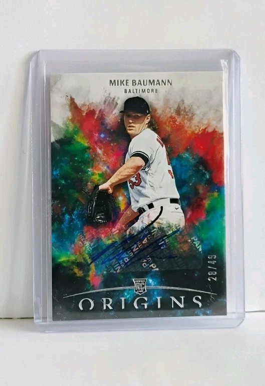 2022 Panini Origins Mike Baumann Rookie Auto  OA-MB /49