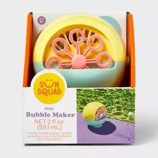 Sun Squad Mini Bubble Maker Plastic Bubble Blower Toy for Children 3