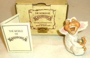 The World of Krystonia #1401 Poffles Box COA Card Made in England Krystal Panton