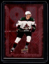 Josh Doan Rookie #F-16 2024-25 Upper Deck Fluorescence Red Utah Hockey Club