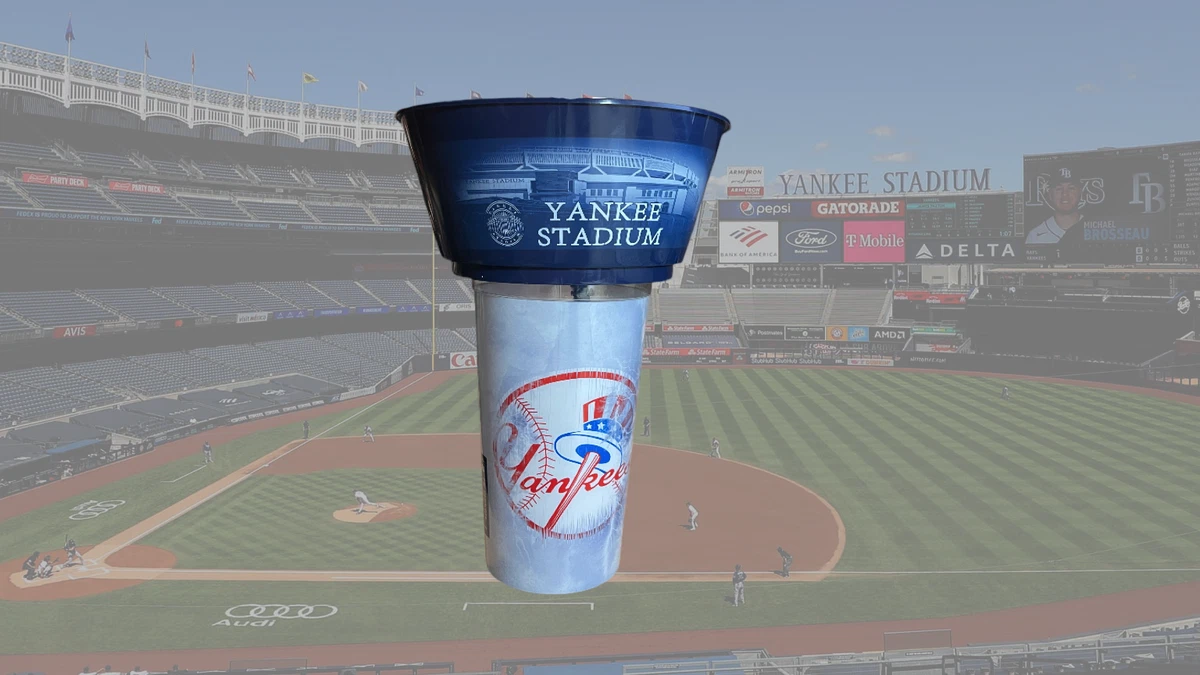 Lot De 3 Gobelets New York Yankees, Vaisselle Collector Du Stade