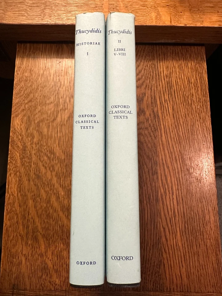 Thucydidis Historiae, ed. Jones/ Powell, Tom. I & II, 2 Vol., Oxford Classical - Image 3 of 4