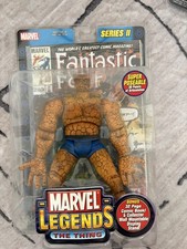 Marvel Legends Series 2 The Thing Figure with Comic Book year 2002 NEW SEALED