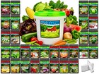 Survival Seed Vault 20,000 Heirloom Non GMO Seeds | 30 Varieties | USA Packed