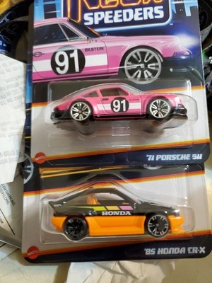 Hot Wheels Neon speed  lot of 2 71 Porsche 911 Honda CR-X