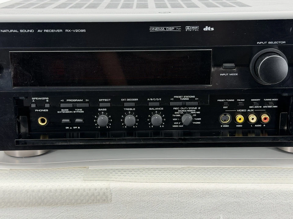 YAMAHA  RX-V2095 Sound Receiver 7 Channel Cinema DSP w/ Original Box TESTED - Image 3 of 4