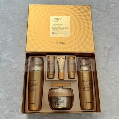 Tonymoly Intense Care Gold 24K Snail Cream 3pcs Set Toner Emulsion Cream