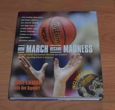 How March Became Madness by Eddie Einhorn NCAA Basketball Tournament w/ DVD