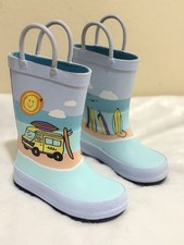 Cat Jack Kids Yellow Rain Snow Boots