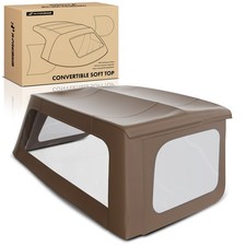 A-premium Brown Convertible Soft Top With Plastic Window For Isuzu Amigo Rodeo