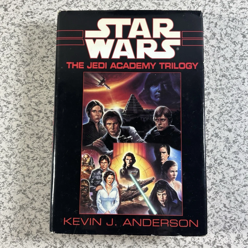Star Wars The Jedi Academy Trilogy By Kevin J. Anderson HCDJ SFBC Book Club 1994 - Image 1 of 4