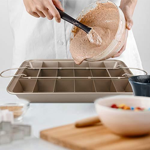 Brownie Pan With Dividers, Non-Stick Backing Pan, Brownie Pan, Lasagna Pan, Pan