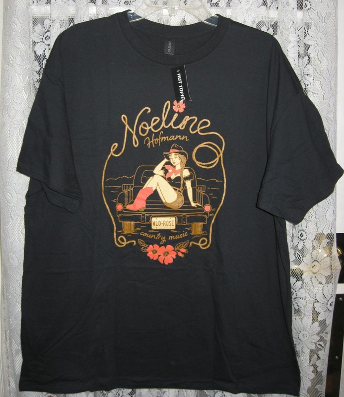 NOELINE HOFMANN LADY & OLD TRUCK COUNTRY MUSIC T SHIRT SIZE XL NWT