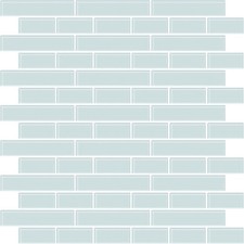 InHome Sea Glass Peel and Stick Backsplash Tiles Blue 10.5 in x 10.5 in