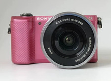SONY Alpha a5000 20.1 MP Flip Screen Mirrorless Digital Camera w/16-50mm Lens