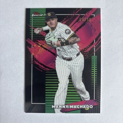 MANNY MACHADO - 2026 Topps Finest - True Black Rare # 8/10 - Padres