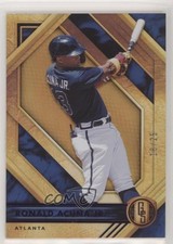 2021 Panini Chronicles Gold Standard Purple 18/25 Ronald Acuna Jr #11 o7m