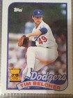Photo of 1989 Topps #456 Tim Belcher Los Angeles Dodgers Baseball Card