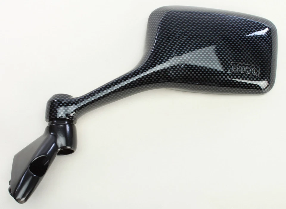 Espejos retrovisores de repuesto para bicicleta deportiva Kawasaki Ninja EX250R, '96-'07, FIBRA DE CARBONO Foto 2 de 4