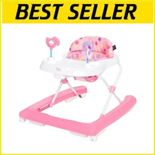 Extra Wide Base Activity Walker - Height Adjustable & Portable Play Companion