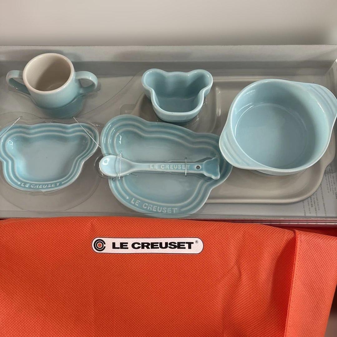 Light Blue Dinnerware Set, Unused