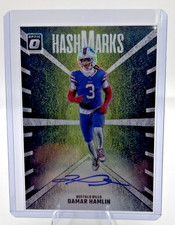 2024 Donruss Optic Damar Hamlin Hash Marks Auto Bills