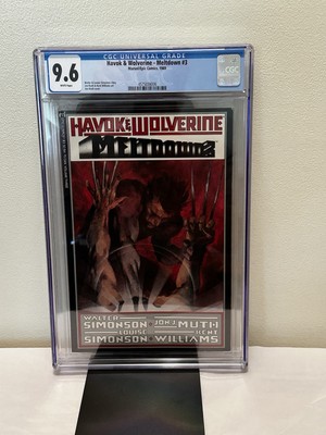 1989 HAVOK & WOLVERINE Meltdown #3 , Marvel/Epic Comics, CGC 9.6,  1989