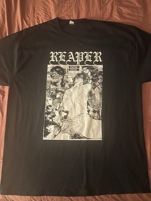 Reaper Shirt XL Noise Power Electronics Prurient Genocide Organ Con-Dom Rare
