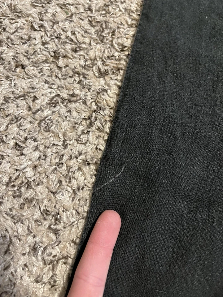 Polo Ralph Lauren Linen Pants Mens 38x30 Black Beach Trouser Summer Flowy - Image 3 of 4