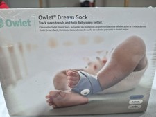 Owlet Dream Sock Baby Sleep Monitor Blue with Base Station  Four Socks