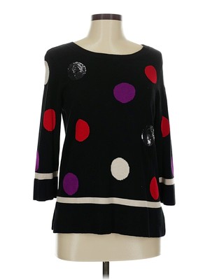 Gerry Weber Women Black Pullover Sweater M