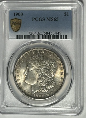 1900 MORGAN DOLLAR PCGS MS 65