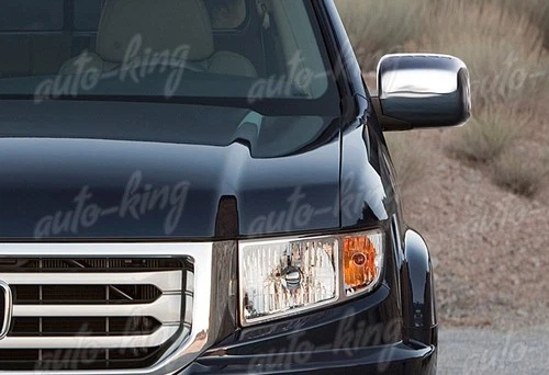 FIT 2006-2014 HONDA RIDGELINE MIRROR CHROME 2PCS ABS SIDE VIEW MIRROR COVERS CAP