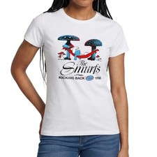 Schlümpfe Retro Design Mit Schlafendem Schlumpf Frauen T-Shirt
