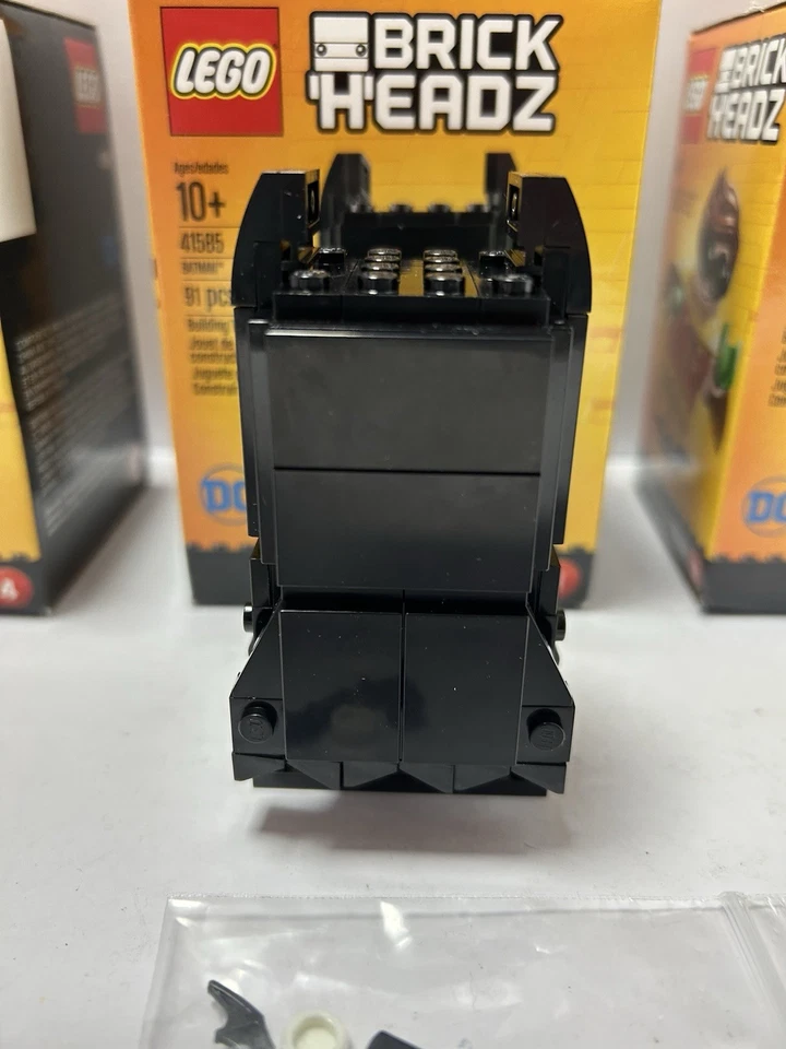 乐高 BRICKHEADZ: 蝙蝠侠 (41585) 蝙蝠女 (41586) 罗宾 (41587) 小丑 (41588) — 第 4/4 张图片