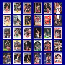 (30) 80s/90s Basketball RC/Star/HOF Lot NM (Michael Jordan, Gary Payton RC)