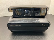 Vintage Polaroid Spectra System ONYX Transparent Instant Film Camera
