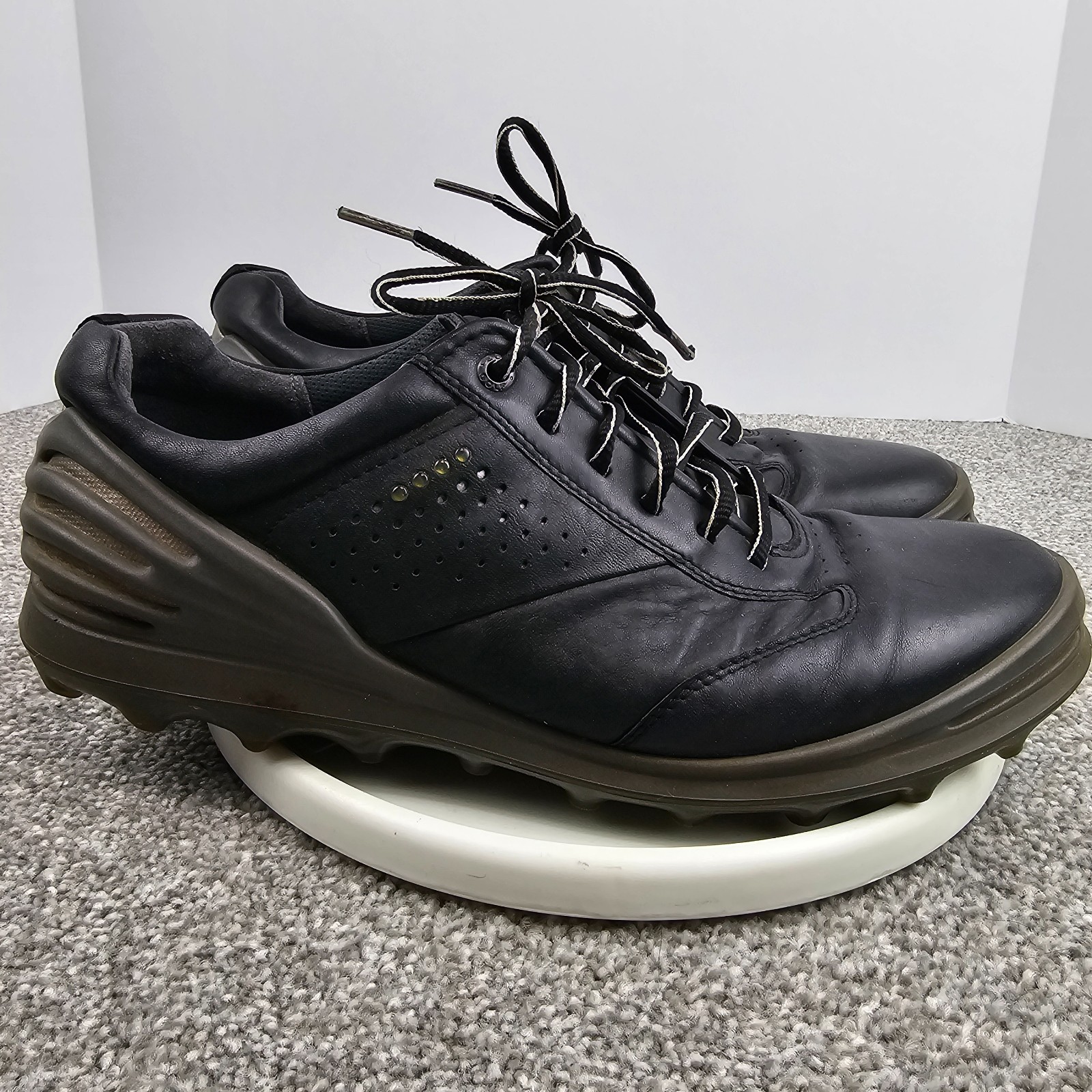 Black Leather Sz 9/9.5 Wide No Insoles