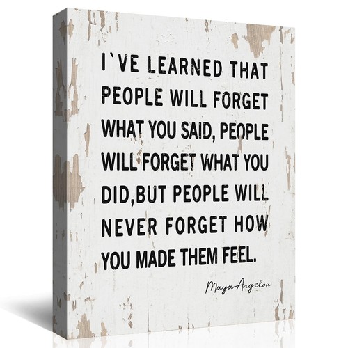 Maya Angelou Motivational Quotes Wall Art for bedroom Iconic Black Women History