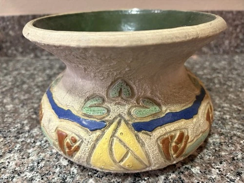 Antique Roseville Mostique Narcissus Pottery Early 1920's