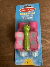 NEW MELISSA  DOUG SUNNY PATCH CUTIE PIE BUTTERFLY KIDS BINOCULARS AGES 3 