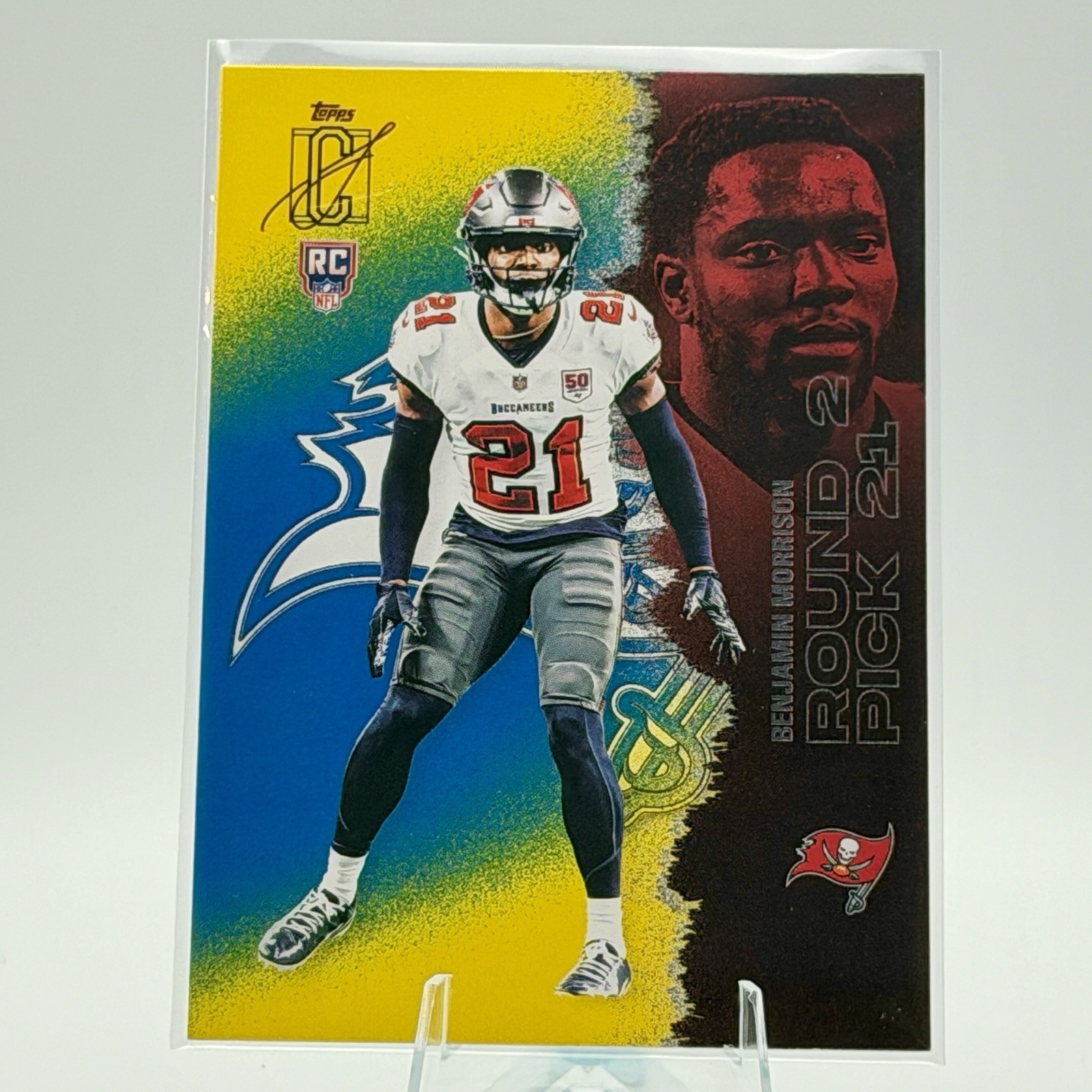 2025 Topps Signature Class #148 Benjamin Morrison Blue & Yellow