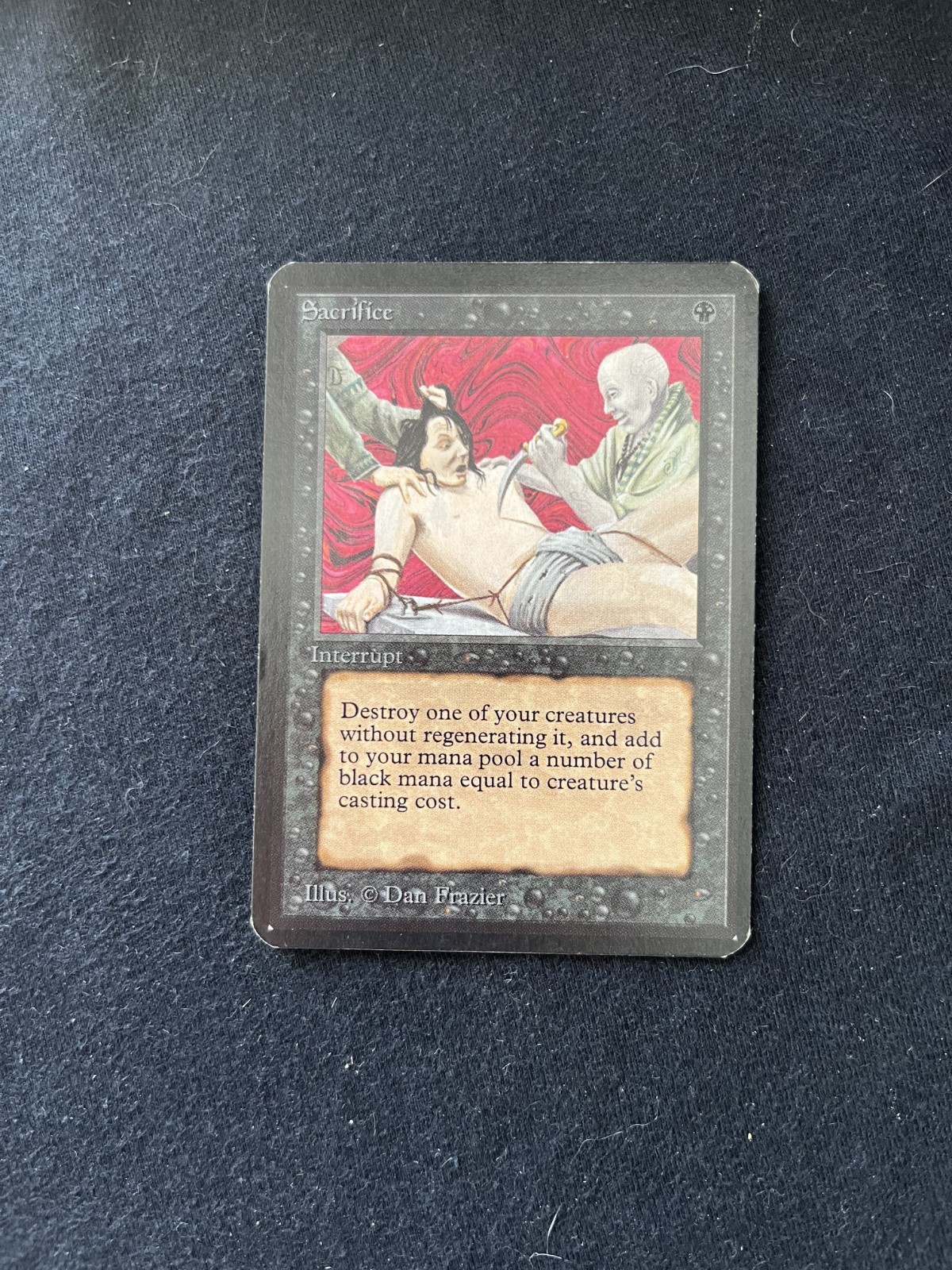 Magic the Gathering Sacrifice Alpha  NM