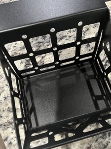 Black Metal Radio Mount with Hardware for CB Ham Radio