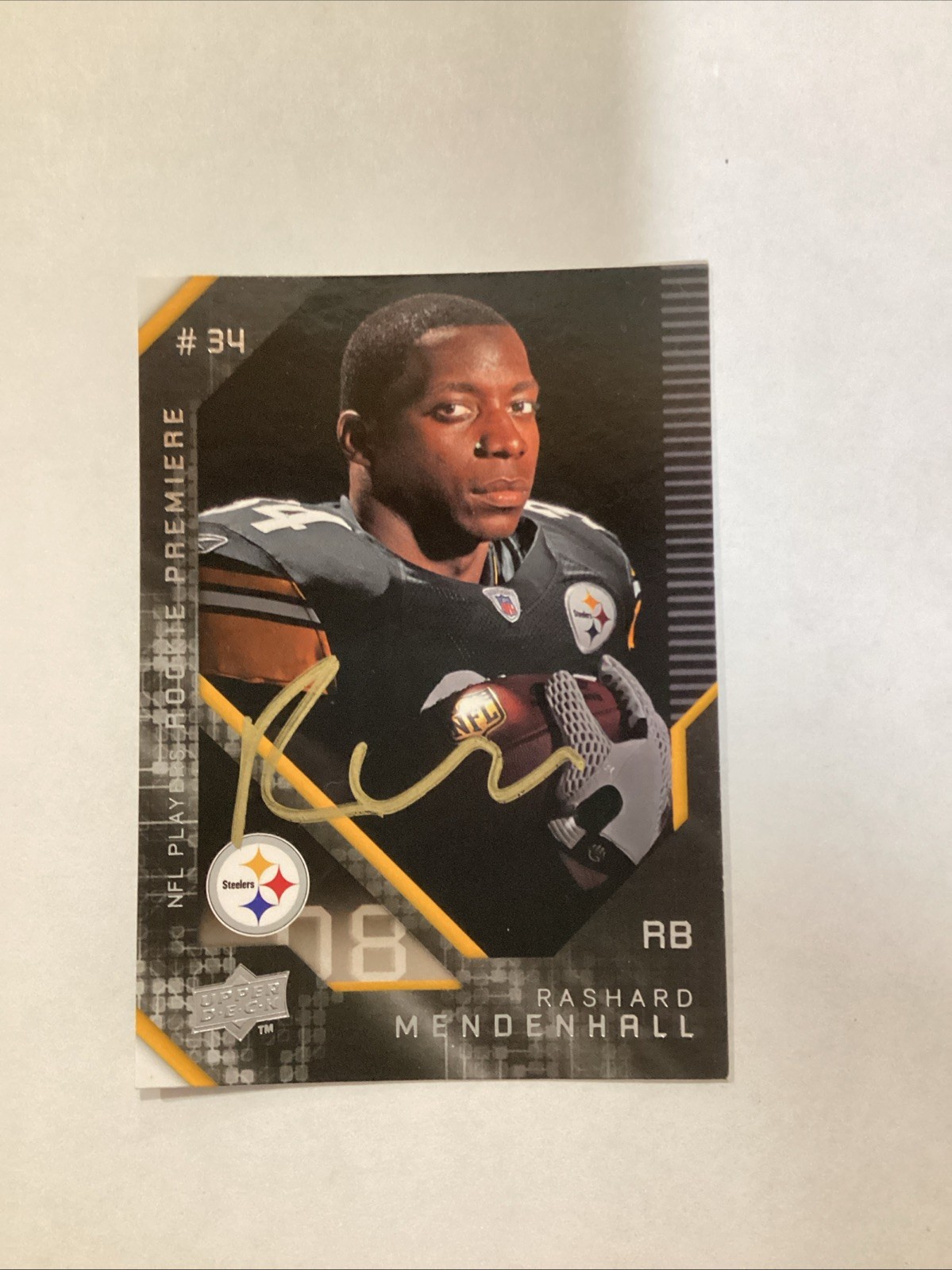 Rashard Mendenhall Upper Deck Rookie Premiere #10 Base
