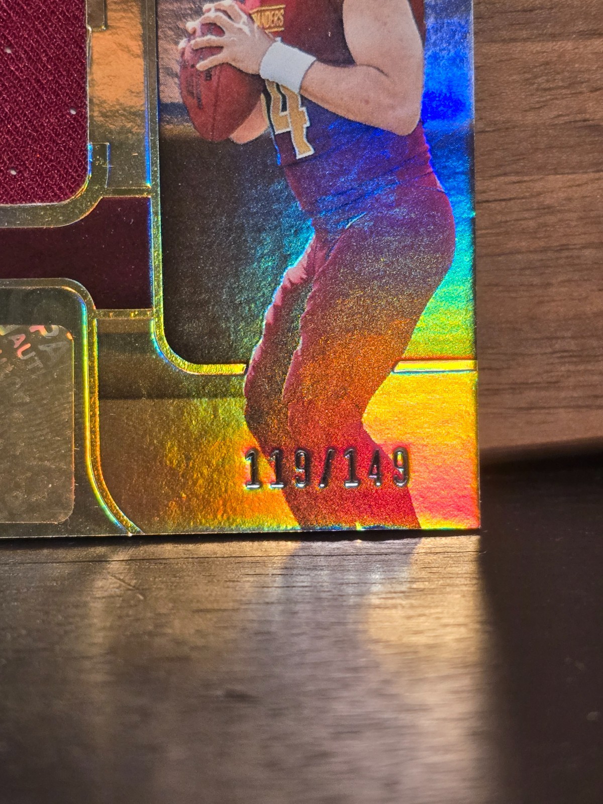 sam howell rookie, patch, auto, gold standard, 2022, numbered, rare, investment view 2