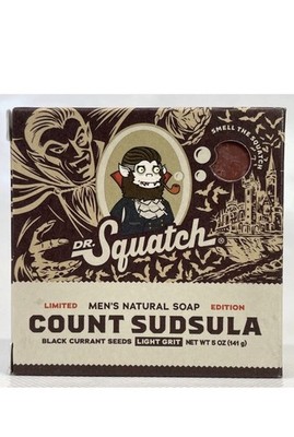 Count Sudsula Light Grit Dr Squatch  Soap 5 Oz Bar  FREE SHIPPING