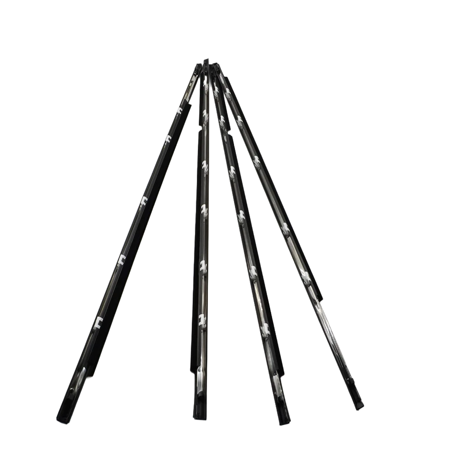 For Toyota Camry 2002-2006 Car Door Moulding Trim Weatherstrip Window Seal 4PCS Foto 2 de 4