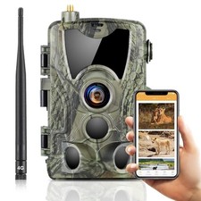 RecorCam Fototrappola 4G APP 120MP 4K Fototrappola con SIM Telefonica Invio Foto