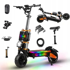 60V 43Ah 11" Foldable 8000W Electric Scooter Dual Motor 85KM/H E-Scooter 120KM